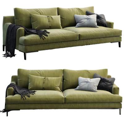 现代布艺多人沙发-104